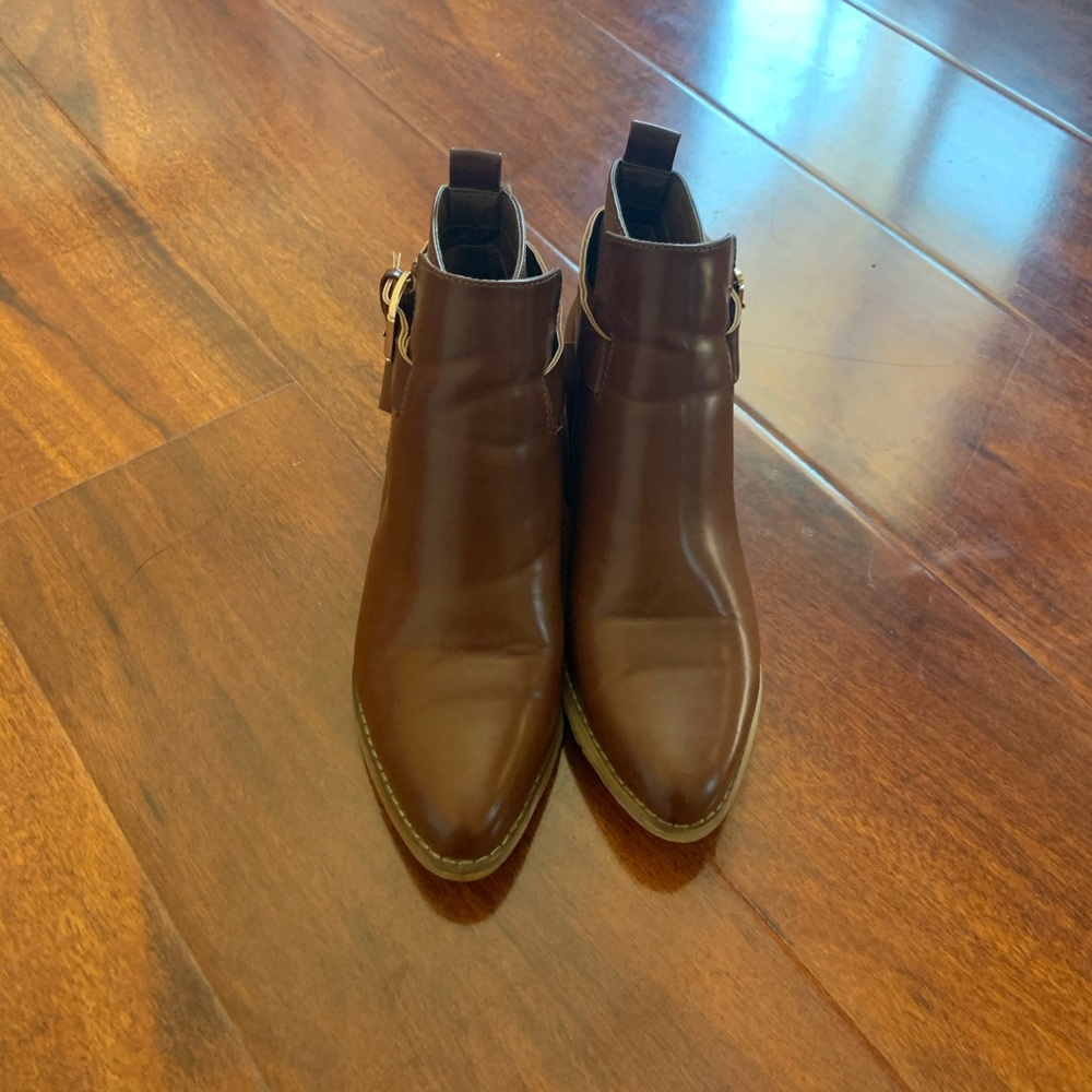 Brown booties